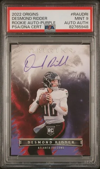 2022 Panini Origins Desmond Ridder Autographs Purple #RAUDRI card image