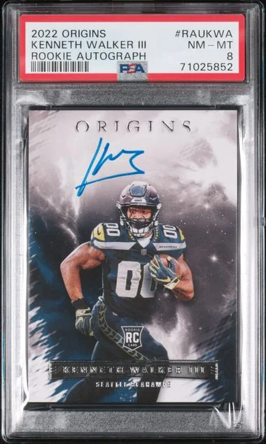 2022 Panini Origins Kenneth Walker III Autograph #RAUKWA card image