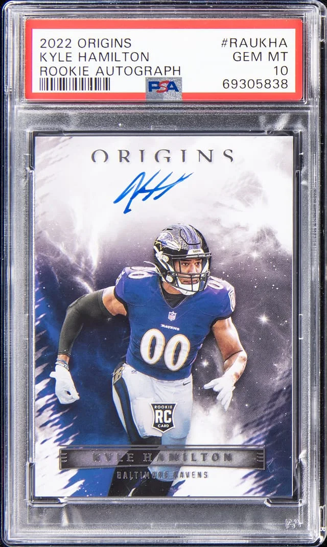 2022 Panini Origins Kyle Hamilton Autograph #RAU-KHA card image