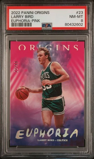 2022 Panini Origins Larry Bird Euphoria Pink #23 card image