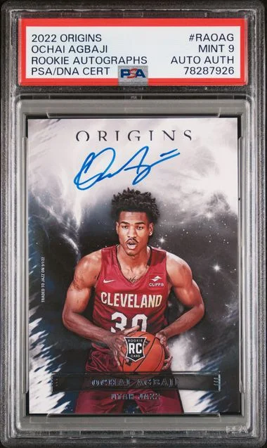 2022 Panini Origins Ochai Agbaji Autograph #RAOAG card image