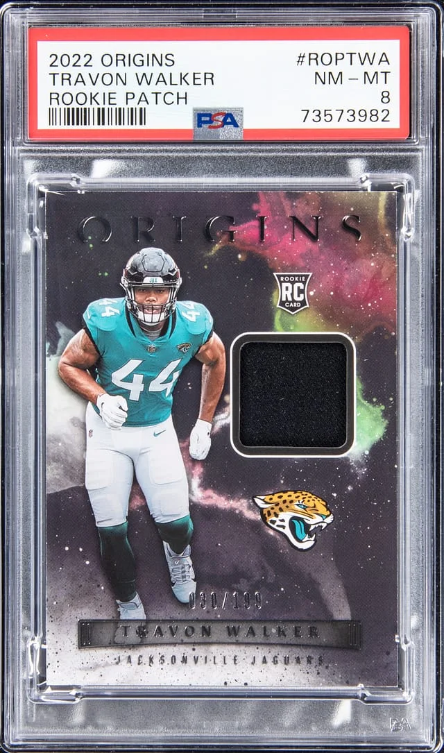 2022 Panini Origins Travon Walker Patch #ROPTWA card image