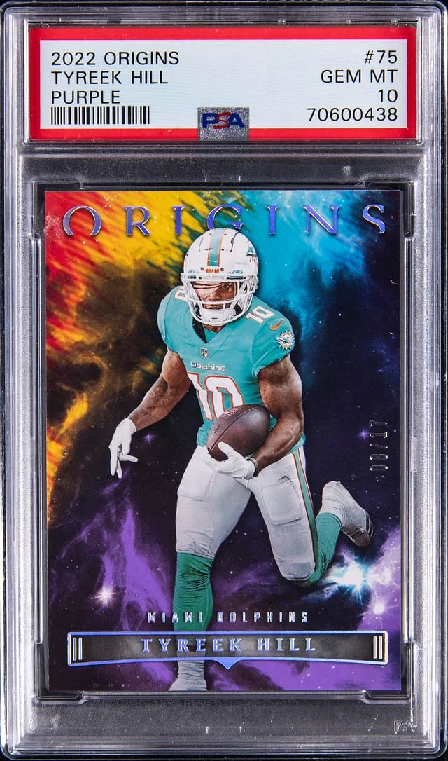 2022 Panini Origins Tyreek Hill Purple #75 card image