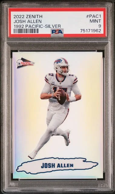 2022 Panini Pacific Silver Pac1 Josh Allen Zenith #1992 card image