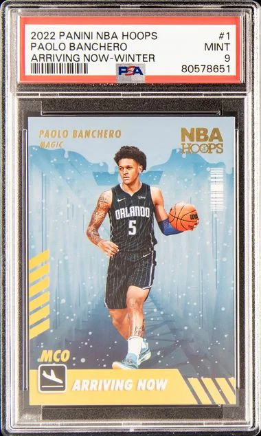 2022 Panini Paolo Banchero NBA Hoops Arriving Now Winter #1 card image