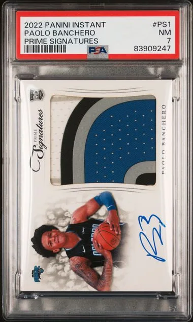 2022 Panini Paolo Banchero Instant Prime Signatures #Ps1 card image