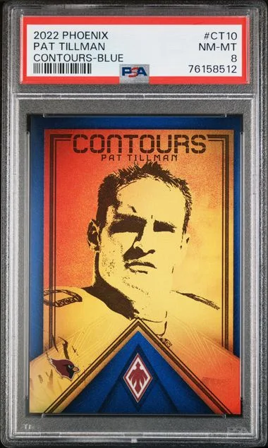 2022 Panini Pat Tillman Phoenix Contours Blue #CT-10 card image