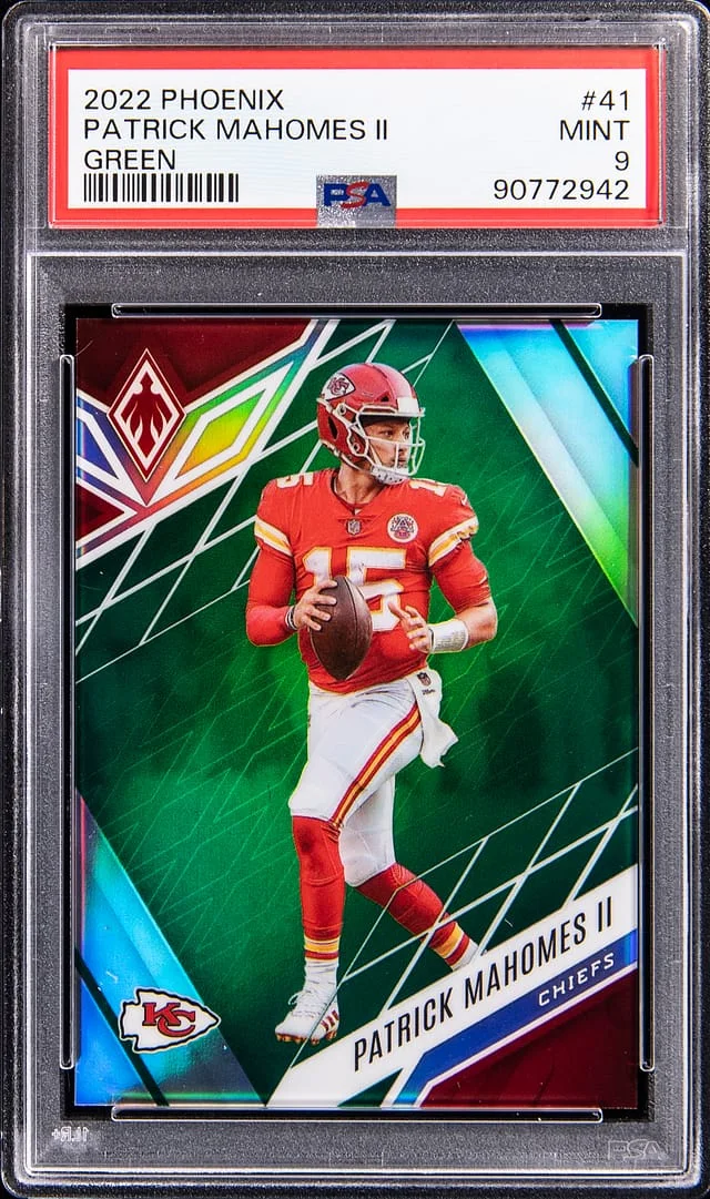 2022 Panini Patrick Mahomes II Phoenix Green #41 card image