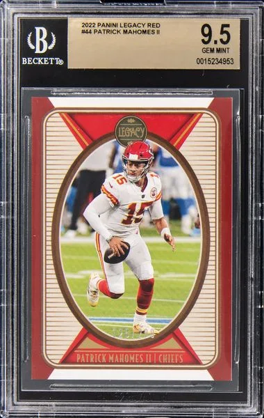 2022 Panini Patrick Mahomes II Legacy Red #44 card image