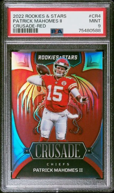 2022 Panini Patrick Mahomes II Rookies & Stars Crusade Red #Cr4 card image