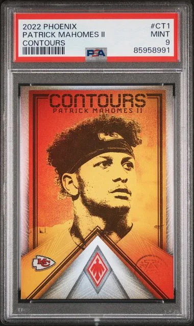 2022 Panini Patrick Mahomes II Phoenix Contours #CT1 card image