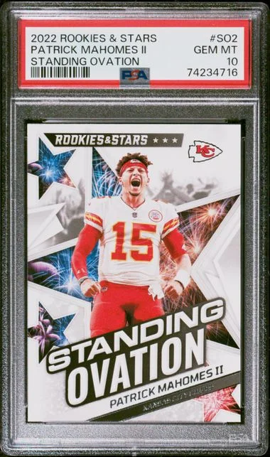 2022 Panini Patrick Mahomes II Rookies & Stars Standing Ovation #SO-2 card image