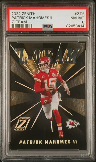 2022 Panini Patrick Mahomes II Zenith Z-Team #ZT-2 card image