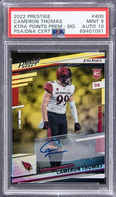 2022 Panini Prestige Cameron Thomas Xtra Points Premium-Signature #400 card image