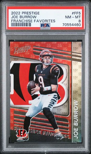 2022 Panini Prestige Joe Burrow Franchise Favorites #FF-5 card image