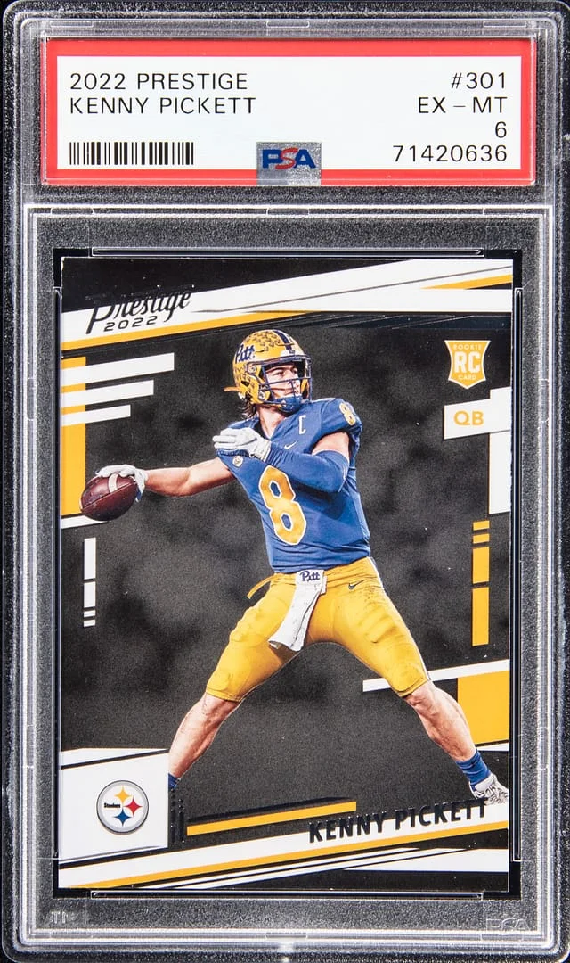 2022 Panini Prestige Kenny Pickett Diamond Xtra Points #301 card image