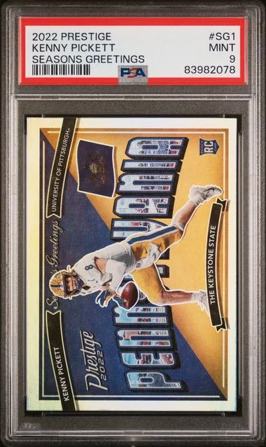 2022 Panini Prestige Kenny Pickett Seasons Greetings #Sg1 card image