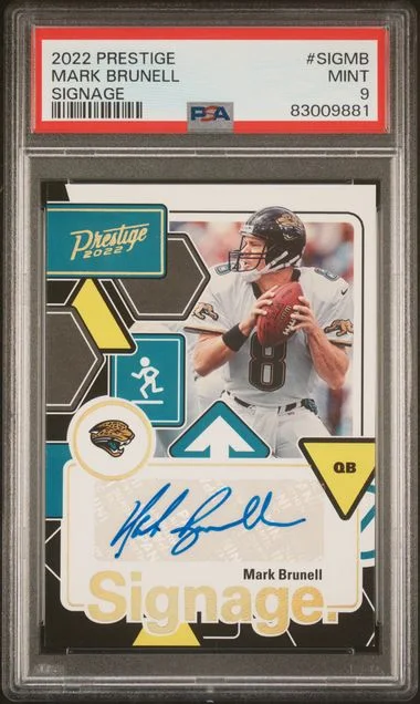 2022 Panini Prestige Mark Brunell Signage #SIGMB card image