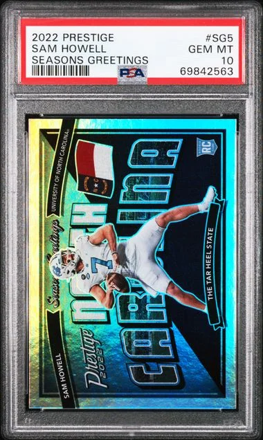 2022 Panini Prestige Sam Howell Seasons Greetings #Sg5 card image