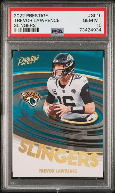 2022 Panini Prestige Trevor Lawrence Slingers #Sl16 card image