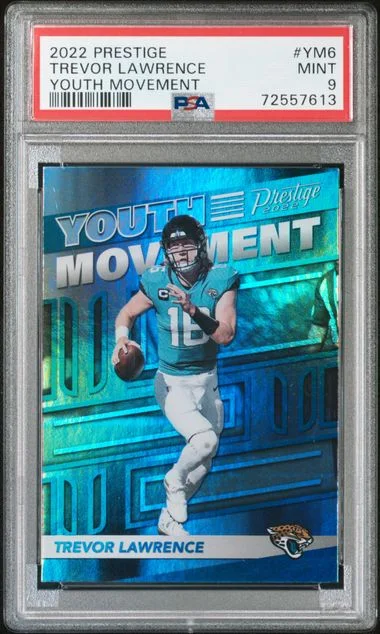 2022 Panini Prestige Trevor Lawrence Youth Movement #YM-6 card image