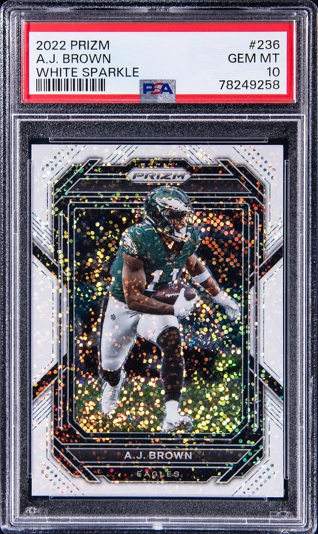 2022 Panini Prizm A.J. Brown Gold Prizm #236 card image