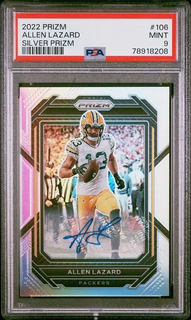 2022 Panini Prizm Allen Lazard Silver Prizm #106 card image