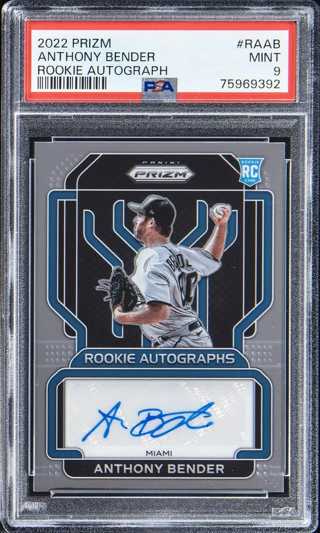 2022 Panini Prizm Anthony Bender Autograph #RA-AB card image