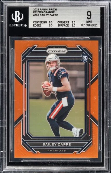 2022 Panini Prizm Bailey Zappe Variation #305 card image