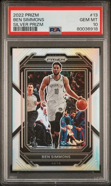 2022 Panini Prizm Ben Simmons Silver Prizm #13 card image
