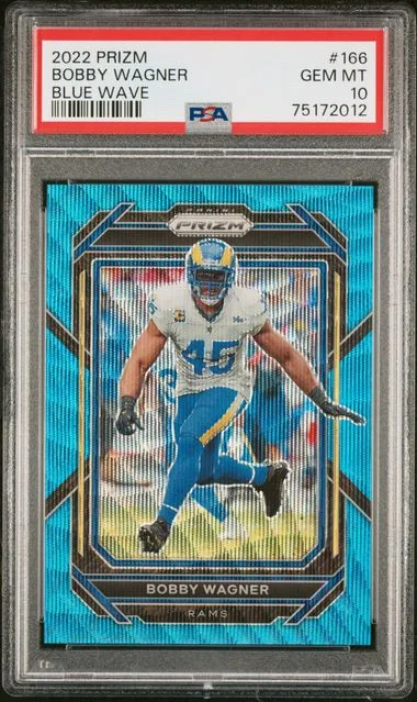 2022 Panini Prizm Bobby Wagner Blue Wave #166 card image