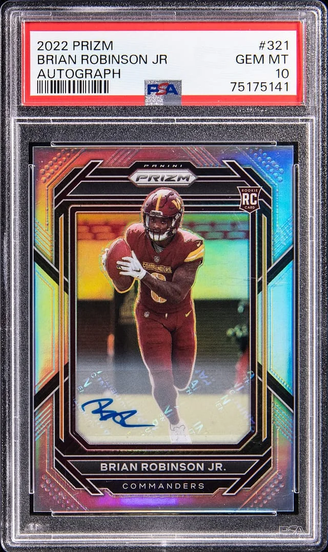 2022 Panini Prizm Brian Robinson Jr. Autograph #321 card image