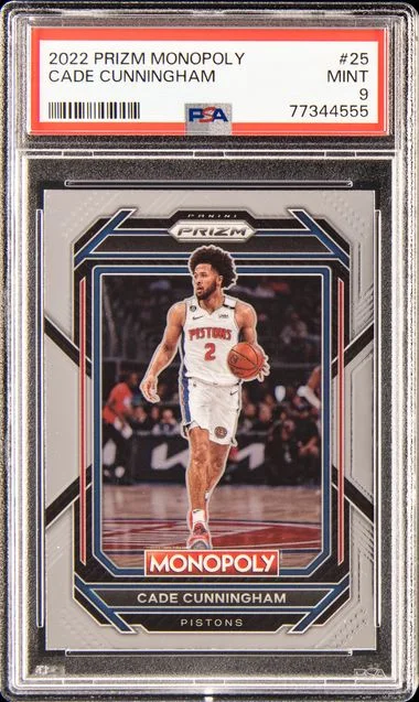 2022 Panini Prizm Cade Cunningham Monopoly #25 card image