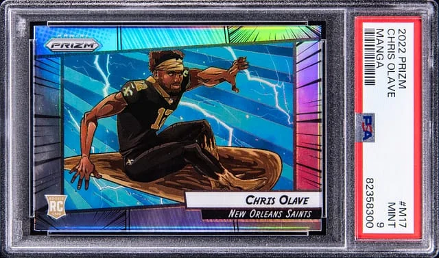 2022 Panini Prizm Chris Olave Manga #M17 card image