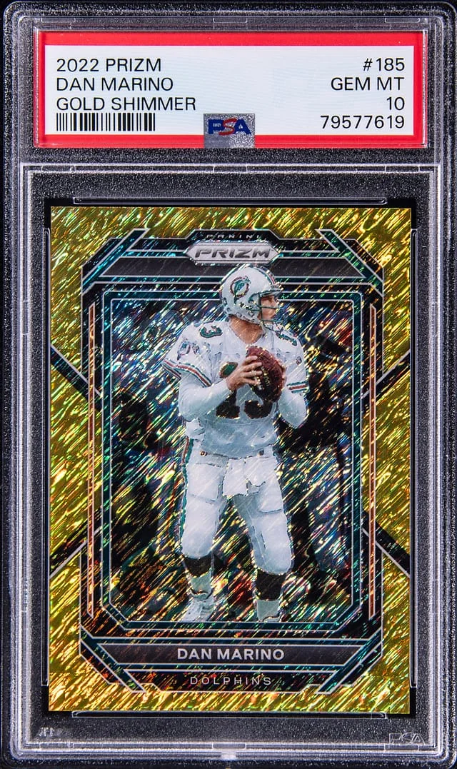 2022 Panini Prizm Dan Marino Red/White/Blue #185 card image