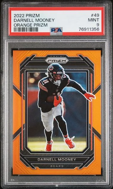 2022 Panini Prizm Darnell Mooney Orange Prizm #49 card image