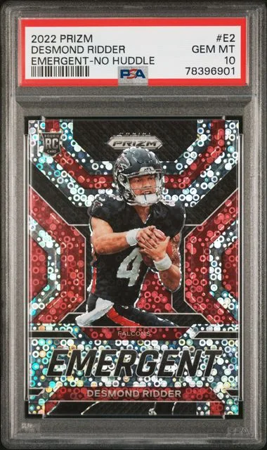 2022 Panini Prizm Desmond Ridder Emergent #E2 card image