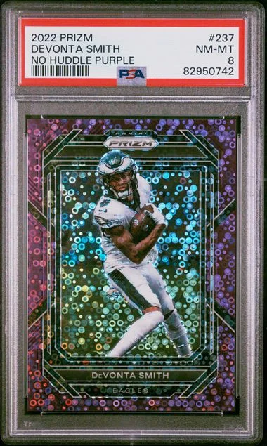 2022 Panini Prizm DeVonta Smith White Sparkle #237 card image