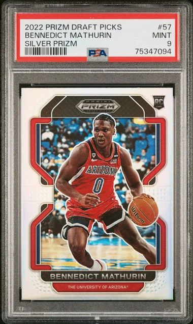2022 Panini Prizm Draft Picks Bennedict Mathurin Silver Prizm #57 card image