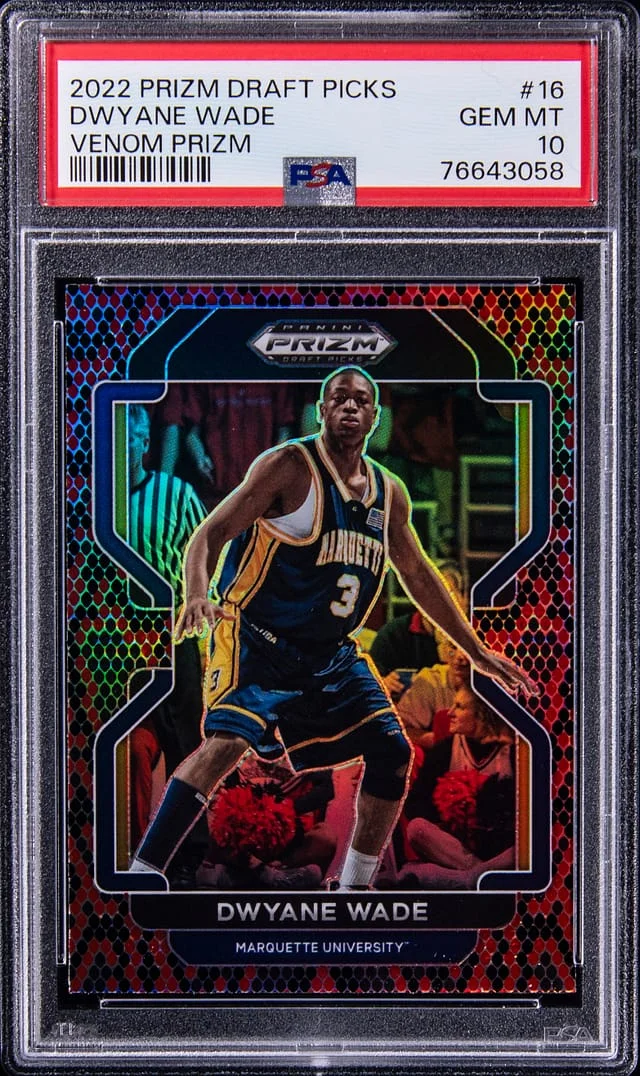 2022 Panini Prizm Draft Picks Dwyane Wade Venom #16 card image