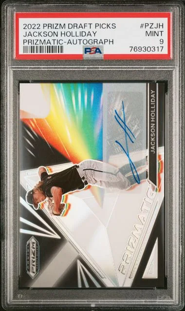 2022 Panini Prizm Draft Picks Jackson Holliday Prizmatic #PZJH card image