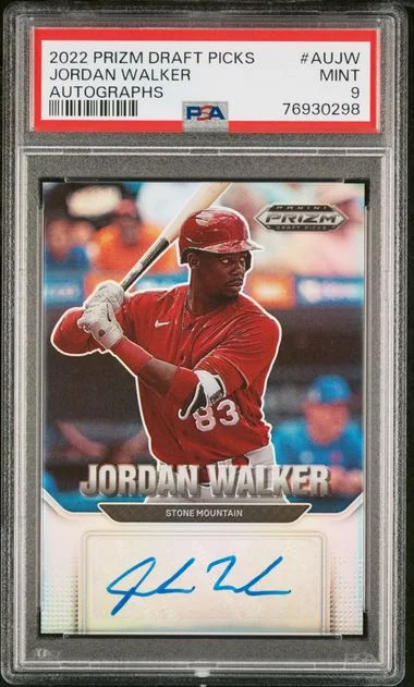 2022 Panini Prizm Draft Picks Jordan Walker Autograph #AUJW card image