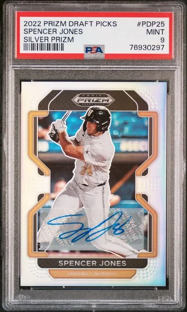 2022 Panini Prizm Draft Picks Spencer Jones Autograph #PDP25 card image