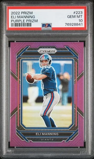 2022 Panini Prizm Eli Manning #223 card image