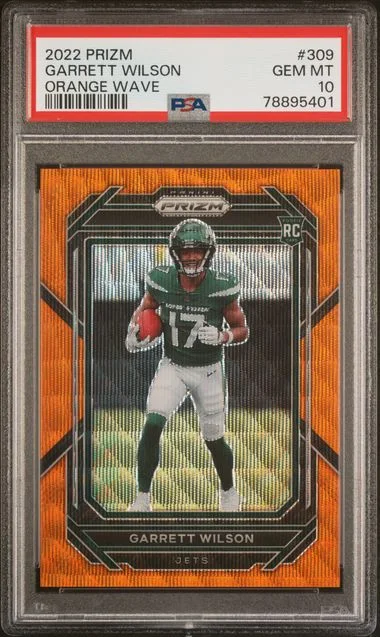 2022 Panini Prizm Garrett Wilson Variation-No Huddle #309 card image