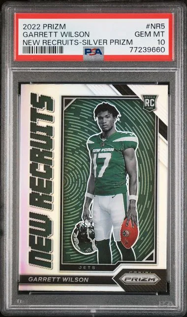 2022 Panini Prizm Garrett Wilson New Recruits Silver Prizm #NR5 card image