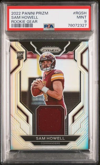 2022 Panini Prizm Gear Rgsh Sam Howell #no-number card image