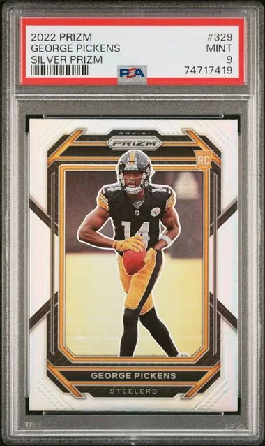 2022 Panini Prizm George Pickens Silver Prizm #329 card image