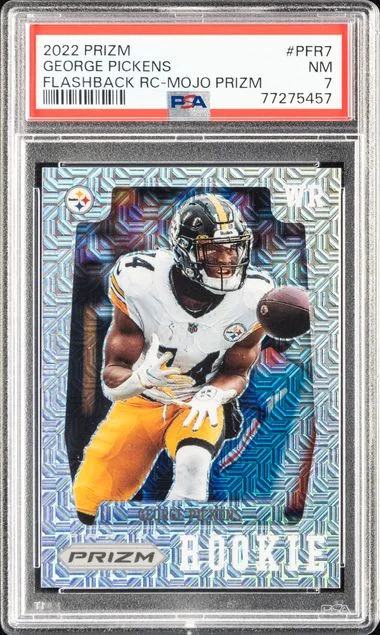 2022 Panini Prizm George Pickens Prizm Flashback Mojo Prizm #PFR7 card image