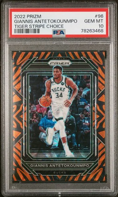 2022 Panini Prizm Giannis Antetokounmpo Ice #96 card image